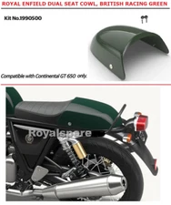 Royal Enfield "DUAL SEAT COWL, BRITISH RACING GREEN" For Continental GT 650