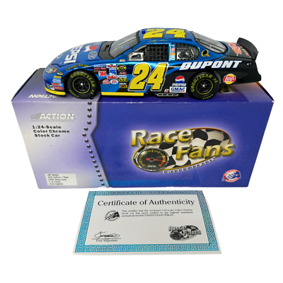 Action Nascar #24 Jeff Gordon Pepsi 2005 Monte Carlo Color Chrome
