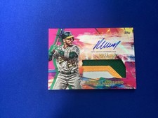 2020 Topps Inception Ramon Laureano #IAP-RL Tri Color Patch Auto #/75