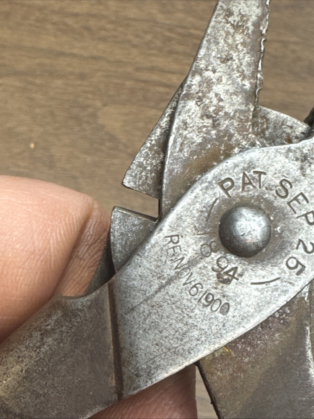 Vintage Lodi Flat Nose Pliers w Double Side Cutter 6" Long