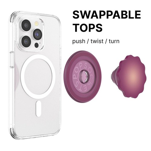 Empuñadura magnética para teléfono PopSockets con MagSafe, anillo adaptador magnético incluido - - Imagen 3 de 8