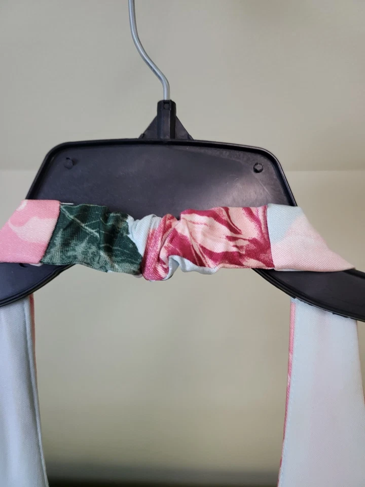 Vestido formal tamanho 7/8 pequenas noites Teeze Me azul rosa padrão floral sem mangas - Imagem 4 de 4