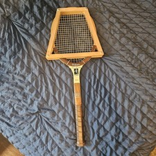 Vintage Wilson Chris Evert Autograph Tennis Racquet Wooden w/ Press L4 1/2 USA