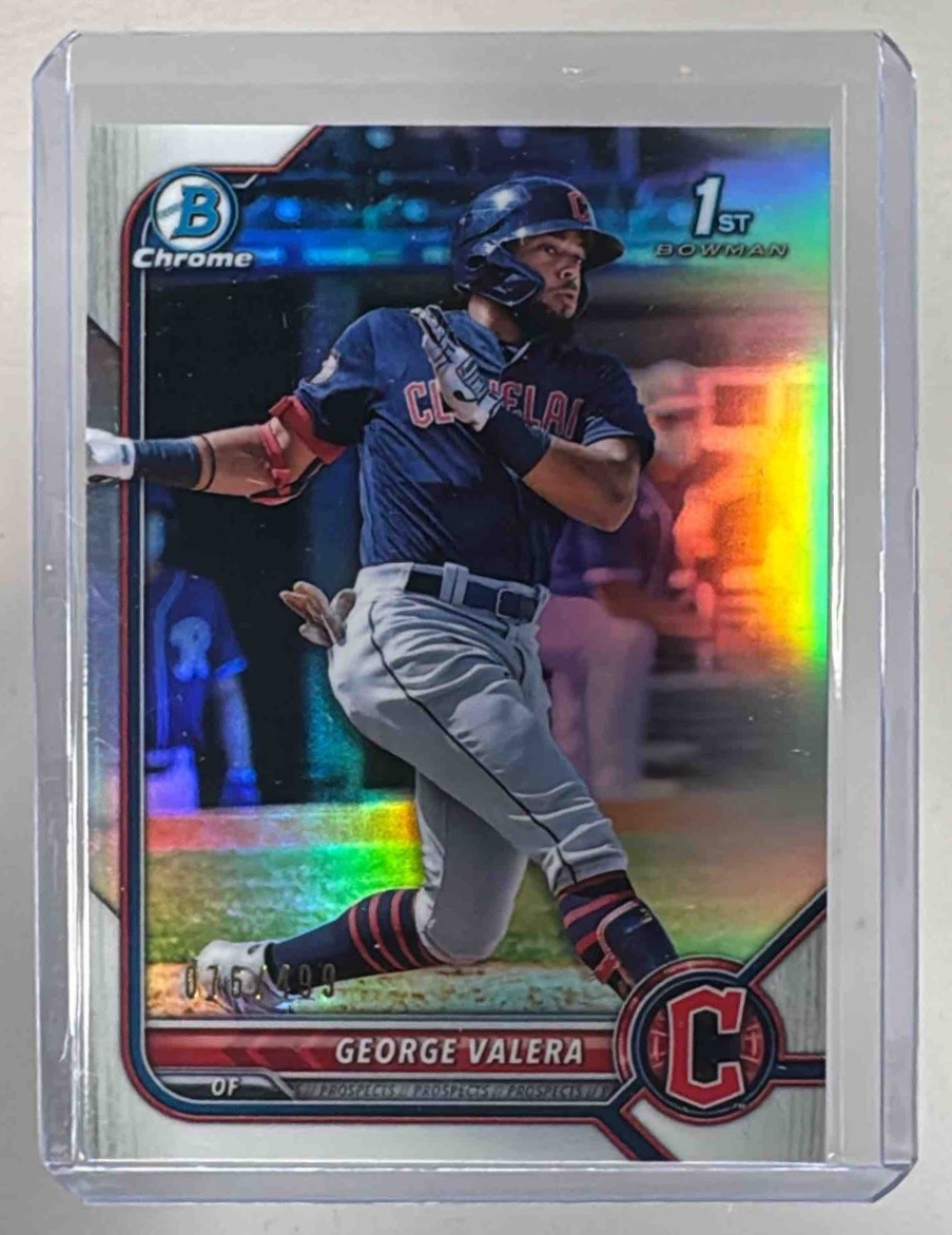 George Valera 2022 Bowman #BCP-22 Refractor Chrome Prospects /499