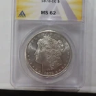 1878-CC MORGAN silver dollars us coins graded MS-62