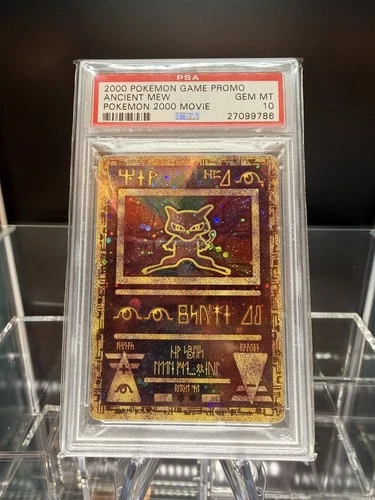 2000 Pokemon Game Promo ANCIENT MEW pokemon Movie 2000 PSA 10