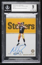 2018 Encased Rookie Notable Signatures Gold 4/5 Mason Rudolph BGS 9 Auto uk2