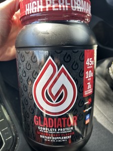 Strawberry Gladiator 2LB Complete Protein Powder UNOPENED Exp: 8/27