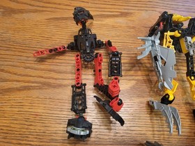 5 LOT LEGO BIONICLE CHIMA FIGS FURNO XL 6293 44000 CHI WORRIZ 70204 INCOMPLETE