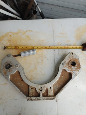 #ad McElroy Rolling 28 Hydraulic Pump Pipe Fusion Machine Parts Suport Bracket $125.00