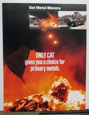 1990s Cat Metal Movers Features Specifications Sales Tri-Folder