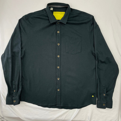 Descendant Of Thieves Dres Ladro Button Up Shirt Size 2XL Stretch Performance