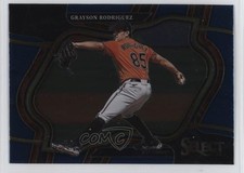 2023 Panini Select Diamond Level Blue Prizm Grayson Rodriguez #242 14tz