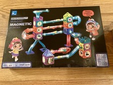 Magic Magnetic Blocks Lighted Castle 151 Pieces New