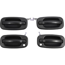 4pcs Exterior Door Handles Fit 99-07 Chevy Silverado Gmc Yukon Cadillac 15721571