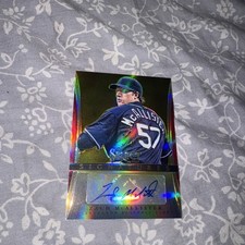 2013 Panini Select Zach McAllister Signatures Prism 1/10 #ZM Auto