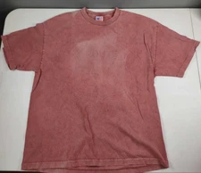 Vintage Route 66 Red Cotton Short Sleeve Shirt Size XL