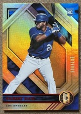 2020 Chronicles Gold Standard Red Rookie /199 Keibert Ruiz #6 Dodgers Numbered