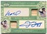 2025 Leaf Lumber Manny Ramirez Frank Thomas Autograph Emerald Dual Bat Auto #1/1