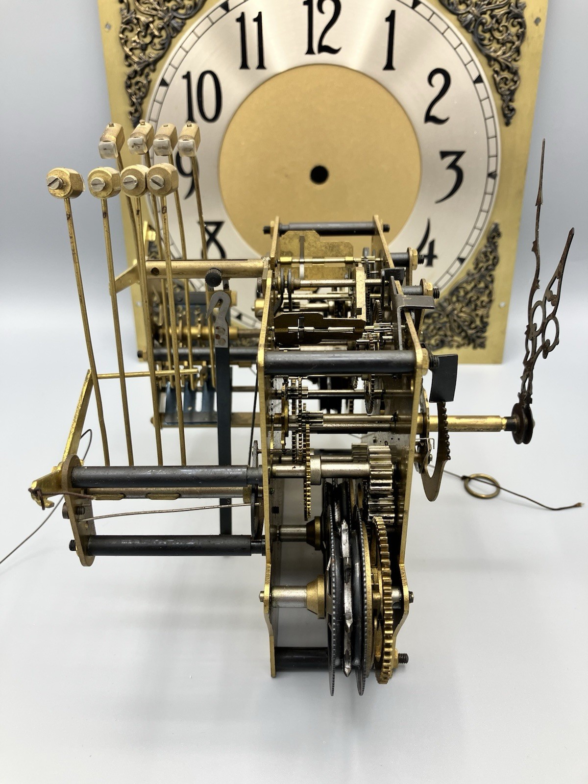 VTG Herschede LADY HAWTHORNE 611 Grandfather Clock Parts Wood Not Included