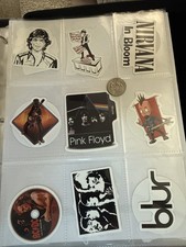 Music Stickers 18 Sticker Lot Various Artist
