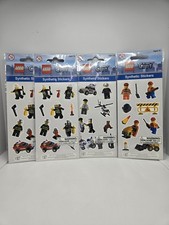 LEGO City Synthetic Stickers Lot - Choose Your Pack: Fireman, Police,...