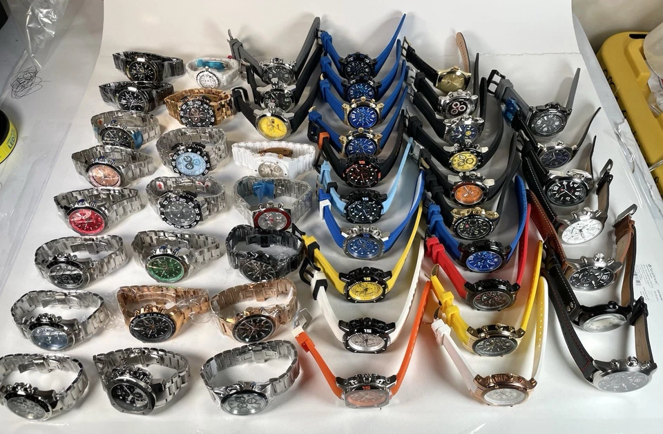 LOT OF 50 - Swiss Legend DUMMY WATCHES Various Models For Parts/Repair As-Is - Image 2 of 4