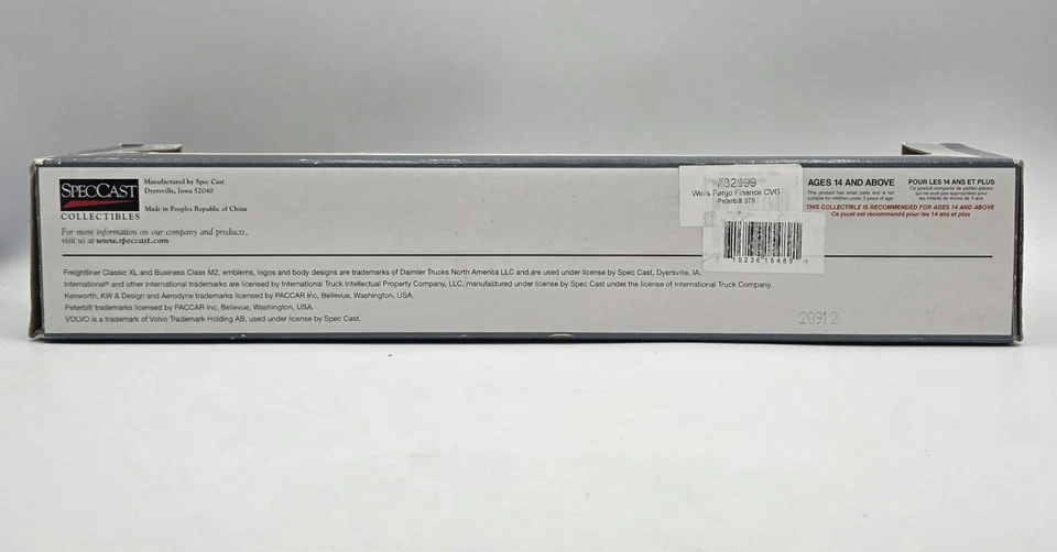 SpecCast Die-Cast Metal 1:64 Scale Replica Wells Fargo Truck (Brand New | NIB) - Image 3 of 3