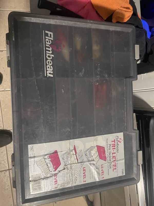 Vintage Flambeau Adventurer Tri-Level Pro Tackle Box 7580