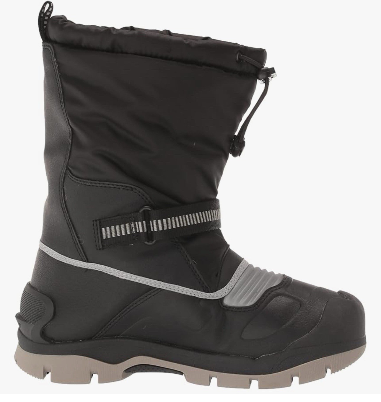 Scarponi da sci Keen Snow Troll Pac da neve ragazzi bambini isolati impermeabili neri taglia 12