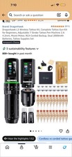 Dragonhawk L3 Tattoo Kit, Cordless/Cord Complete Tattoo 2 Batteries 2,000mAh