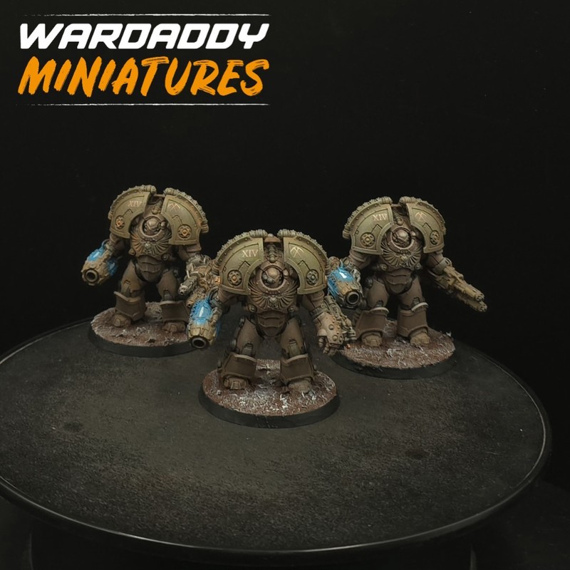 Pro Painted Warhammer 40k Death Guard Saturine Terminators #2 30k Horus Hersey