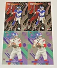 (4) 2025 TOPPS FINEST NFL JAXSON DART ROOKIE #2 TORCHERS #T-4 NEW YORK GIANTS