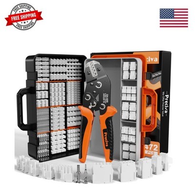Mini-Fit Jr Kit Crimping Tool, with 12 Types 2-10 Pin Molex 4.2mm Connector, ...