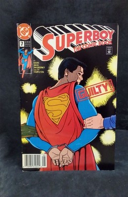 Superboy #7 Newsstand Edition 1990 DC Comics Comic Book