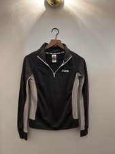 Victoria Secret PINK Half Zip Pullover Sweatshirt Size XS