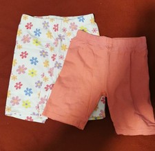 Kurze Kleinkind Mädchen Leggings 98 / 2 Stück