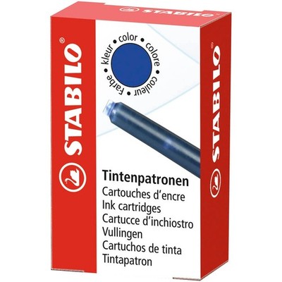 STABILO Tintenpatronen für Füller 5/0-041 königsblau, 6 St.