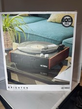 Victrola Brighton Record Player Turntable Classic Vinyl Bluetooth 3-Speed RCAout