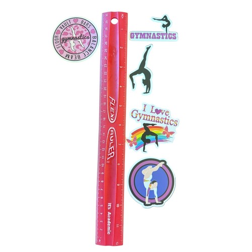 10 Assorted Gymnastics Stickers I love Gymnastics Handstands - Picture 3 of 3