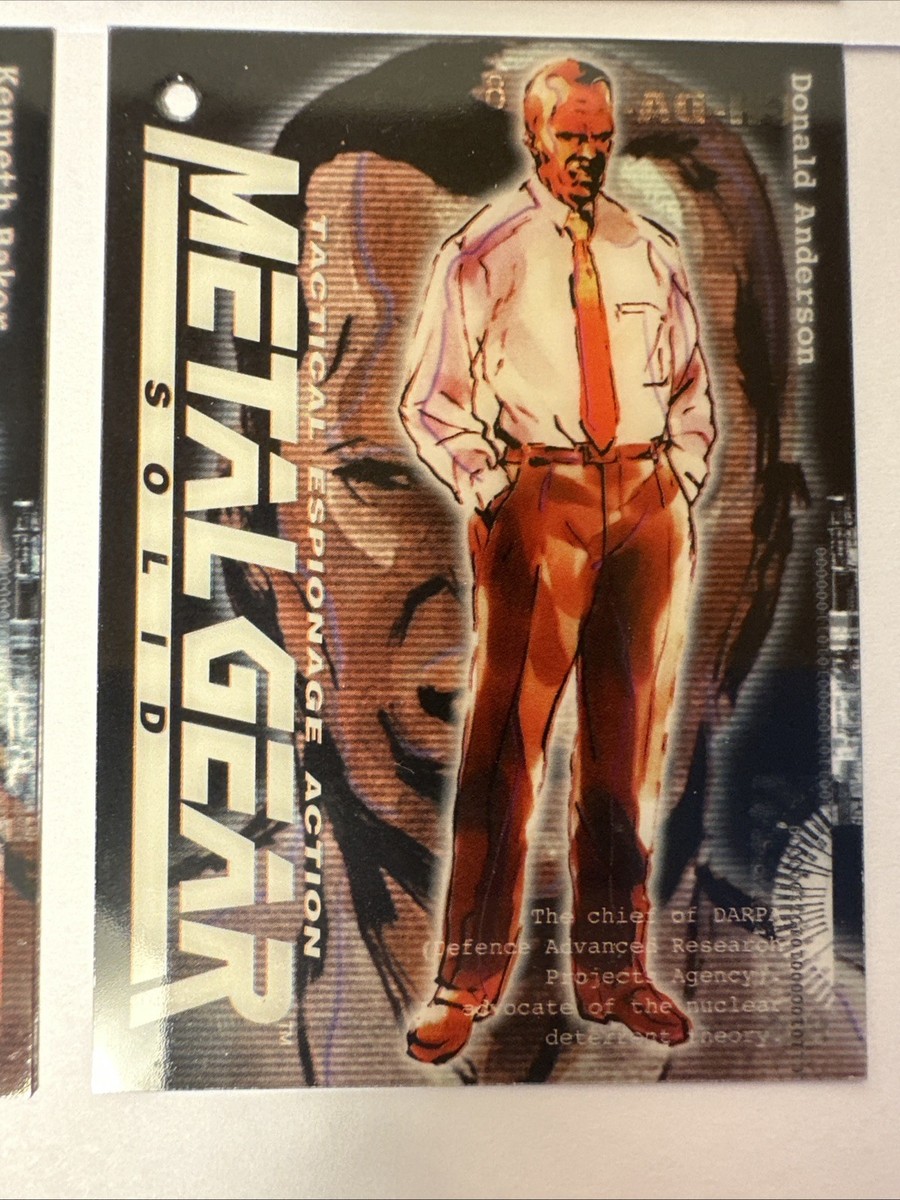 Metal Gear Solid Trading Cards - 9x Character Card Bundle (Chicken
