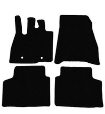 Fußmatten, Autoteppiche für Dacia Duster III SUV 06.2024-…, Schwarz x14 Rand