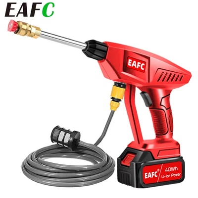 #ad Portable Wash Machine High Pressure Gun Car Washer Wireless Water Spray Cleaner $65.99