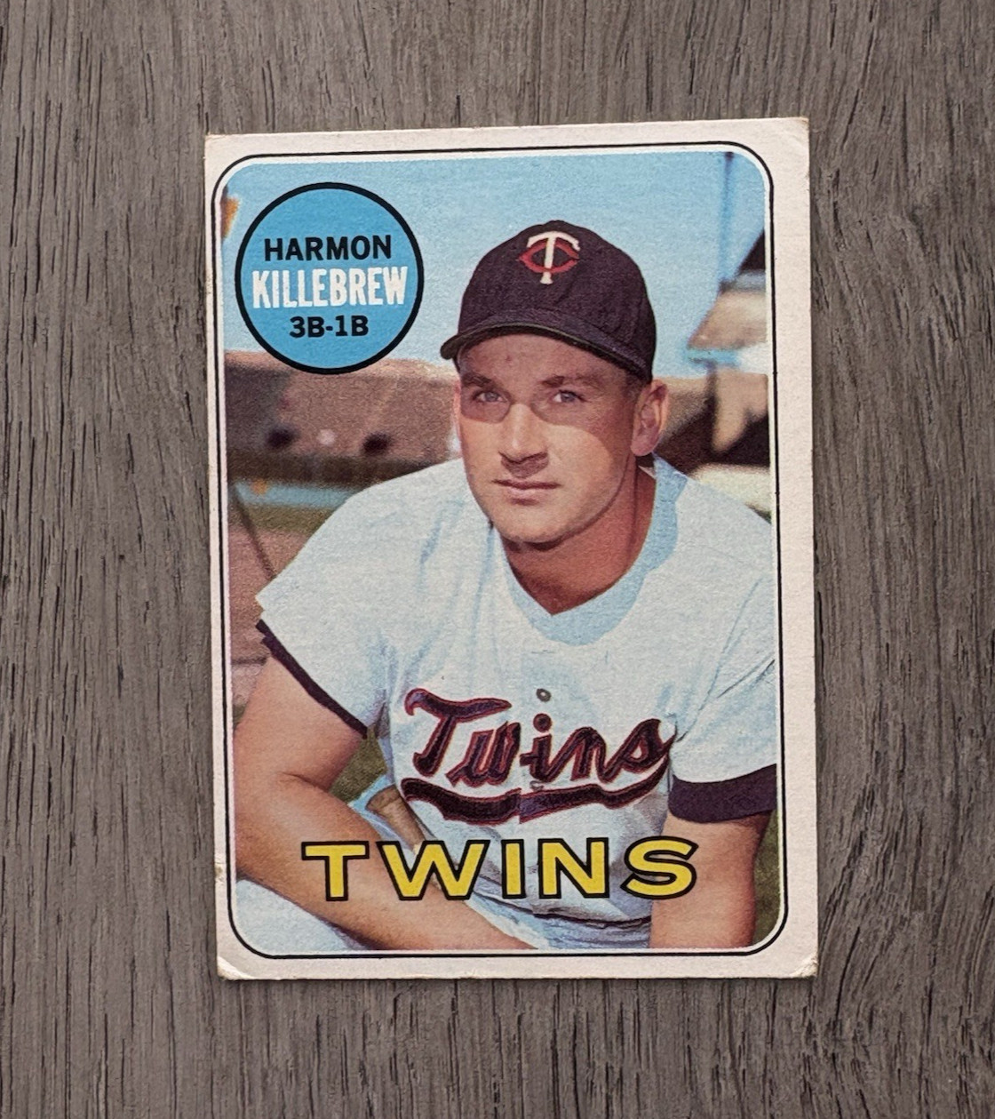 1969 MLB Topps Baseball | Harmon Killebrew | #375 | Minnesota Twins