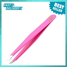 Eyebrow Tweezers Stainless Steel Slant Tip Precision Hair Remover for Women Men