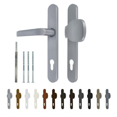 Premium Drückergarnitur Türgriff Saturn DHS 92mm - Oval - Griff-Knauf