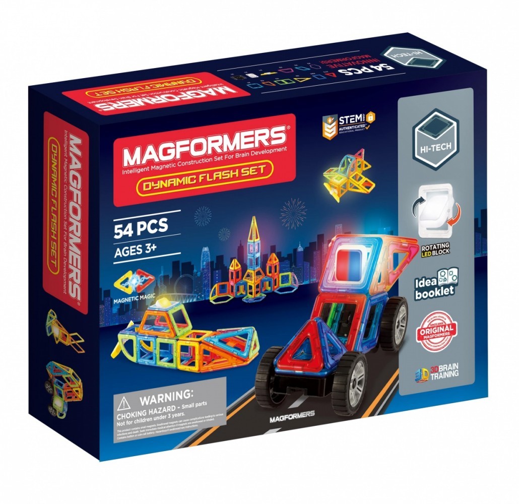 730658090107 Magformers Динамическая вспышка 54 шт Magformers 24790₽