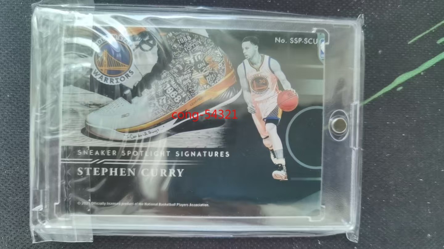 National Treasures Logoman Stephen Curry Autographs Signed Jersey Star Card 7PC