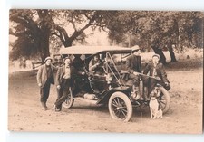 PLEASANT VALLEY, NY - Hunters with Early Auto, rifles, & hunting dogs 1911 RPPC