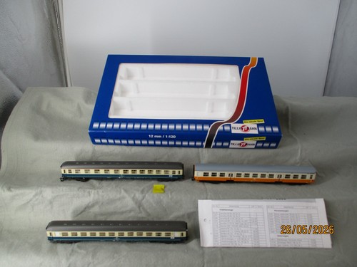 Tillig Spur TT 01472 Personenwagen Set der DR "Städteexpress" 3-teilig in OVP | Condition: Gebraucht